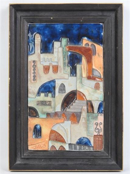 Ville abstraite by Ruth Faktorowicz