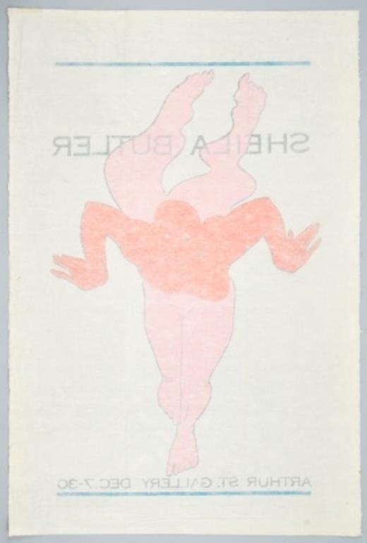 Sheila Butler | An exhibition poster of Sheila Butler for the Arthur St ...