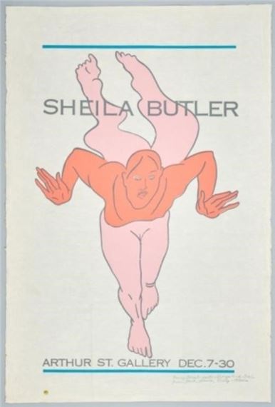 Sheila Butler | An exhibition poster of Sheila Butler for the Arthur St ...