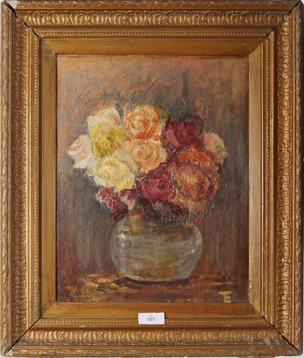 British School, 19th Century | Still life of roses | MutualArt