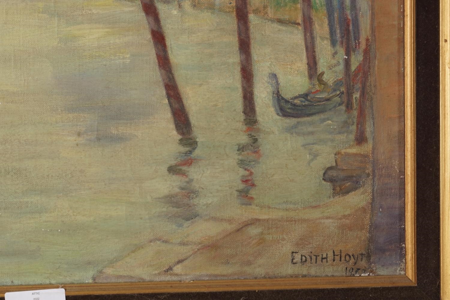 Artwork by Edith Hoyt, View of Venice from the sea, Made of oil on canvas