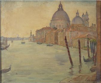 View of Venice from the sea - Edith Hoyt