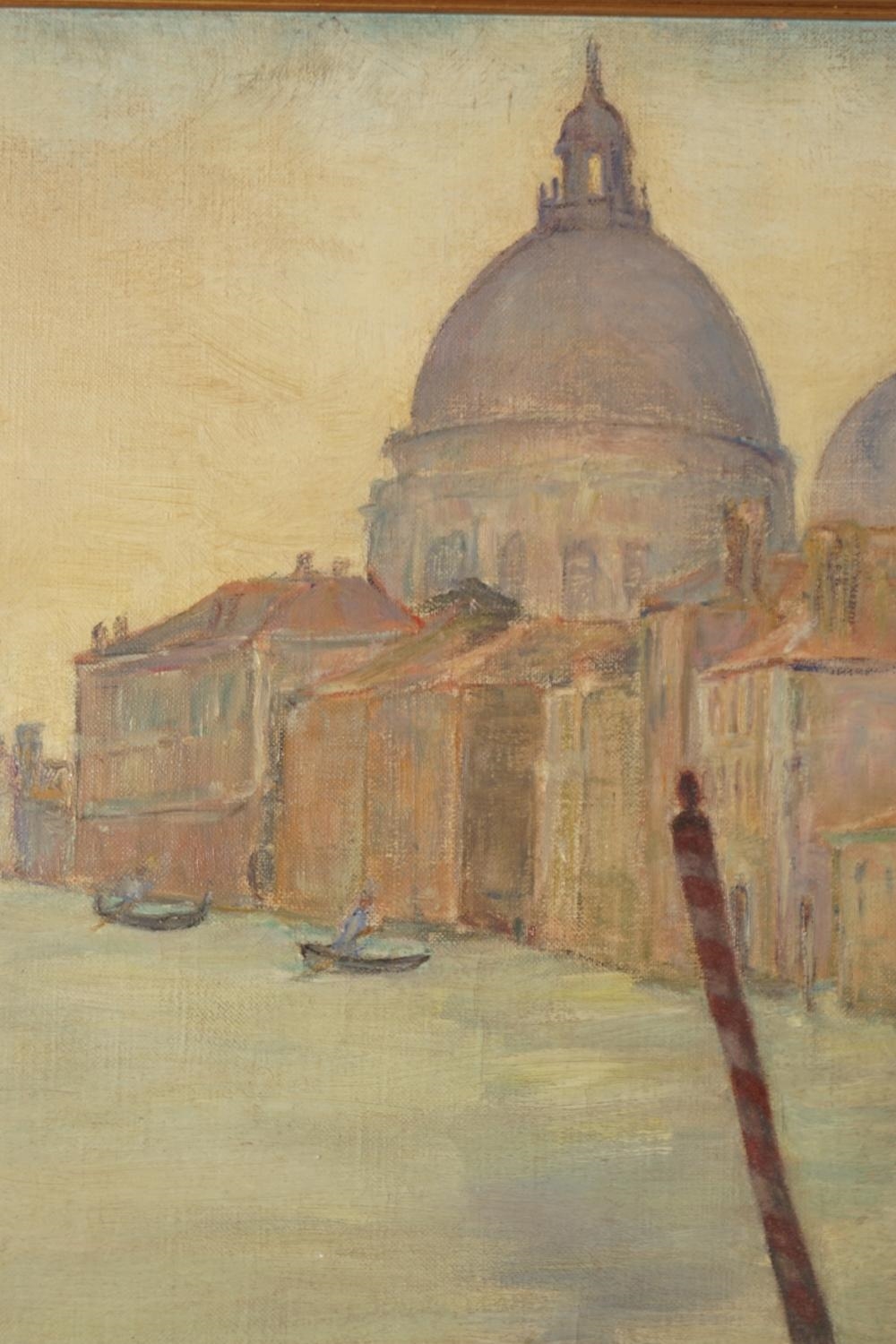 Artwork by Edith Hoyt, View of Venice from the sea, Made of oil on canvas