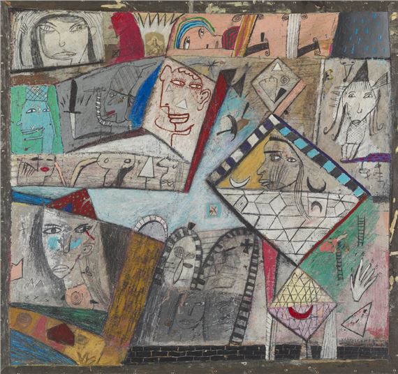 Diptych Fall from Grace II by Ford Crull, 1985