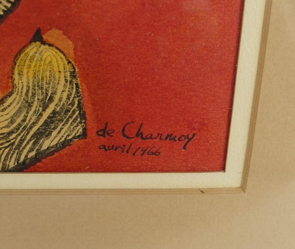 Cozette De Charmoy | Untitled: Figural Abstract (1966) | MutualArt