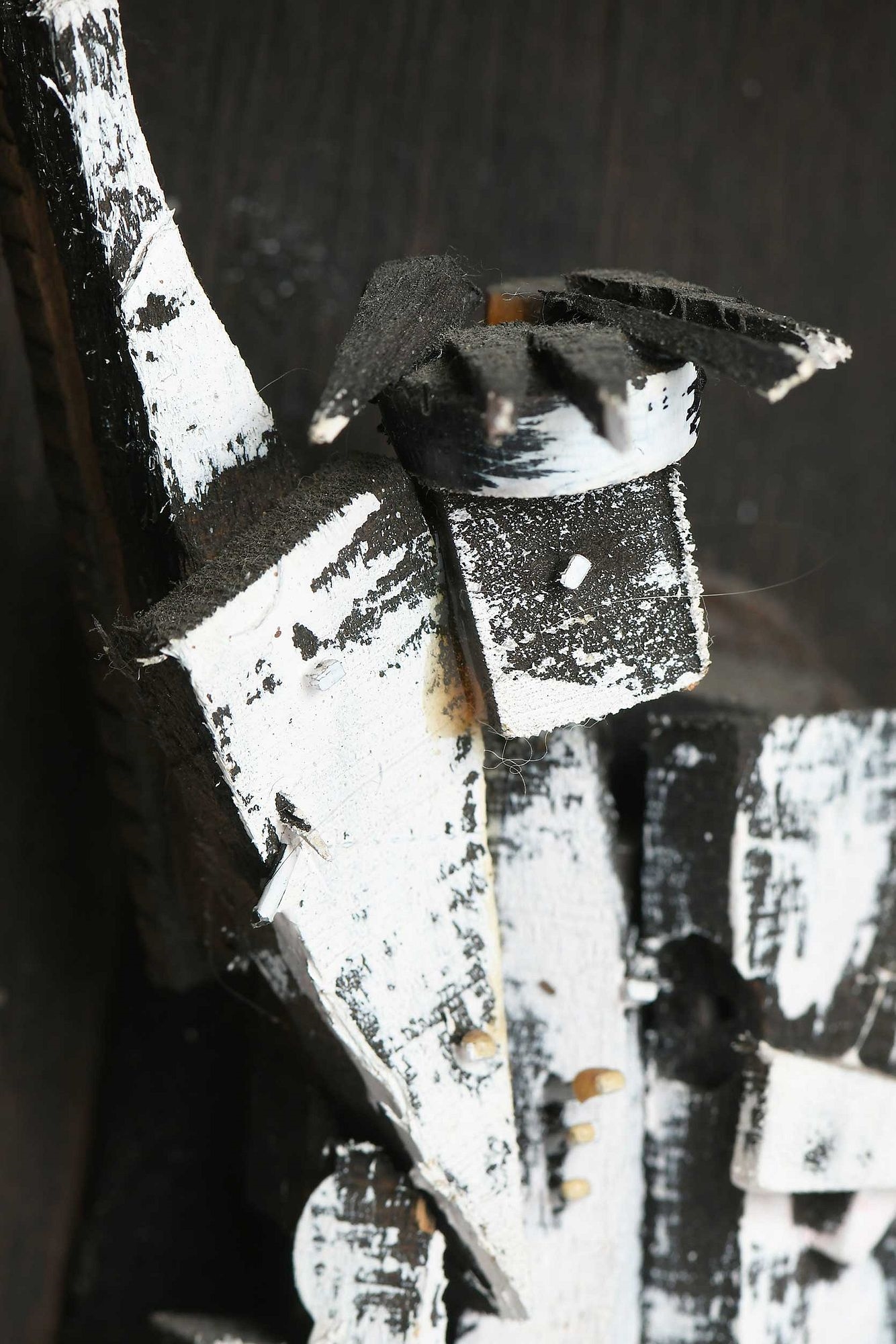 Artwork by Ab the Flagman, Liberty, Made of paint, wood