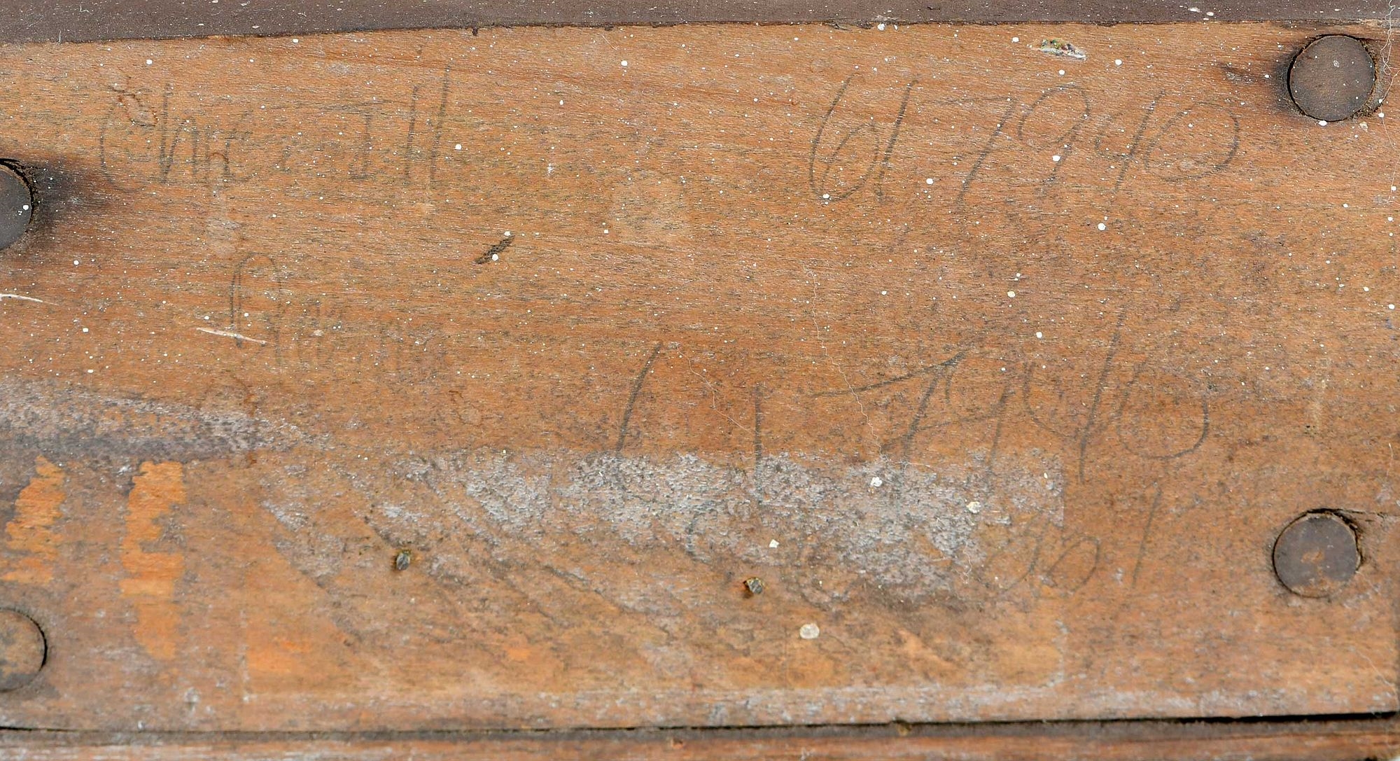 Artwork by Ab the Flagman, Liberty, Made of paint, wood