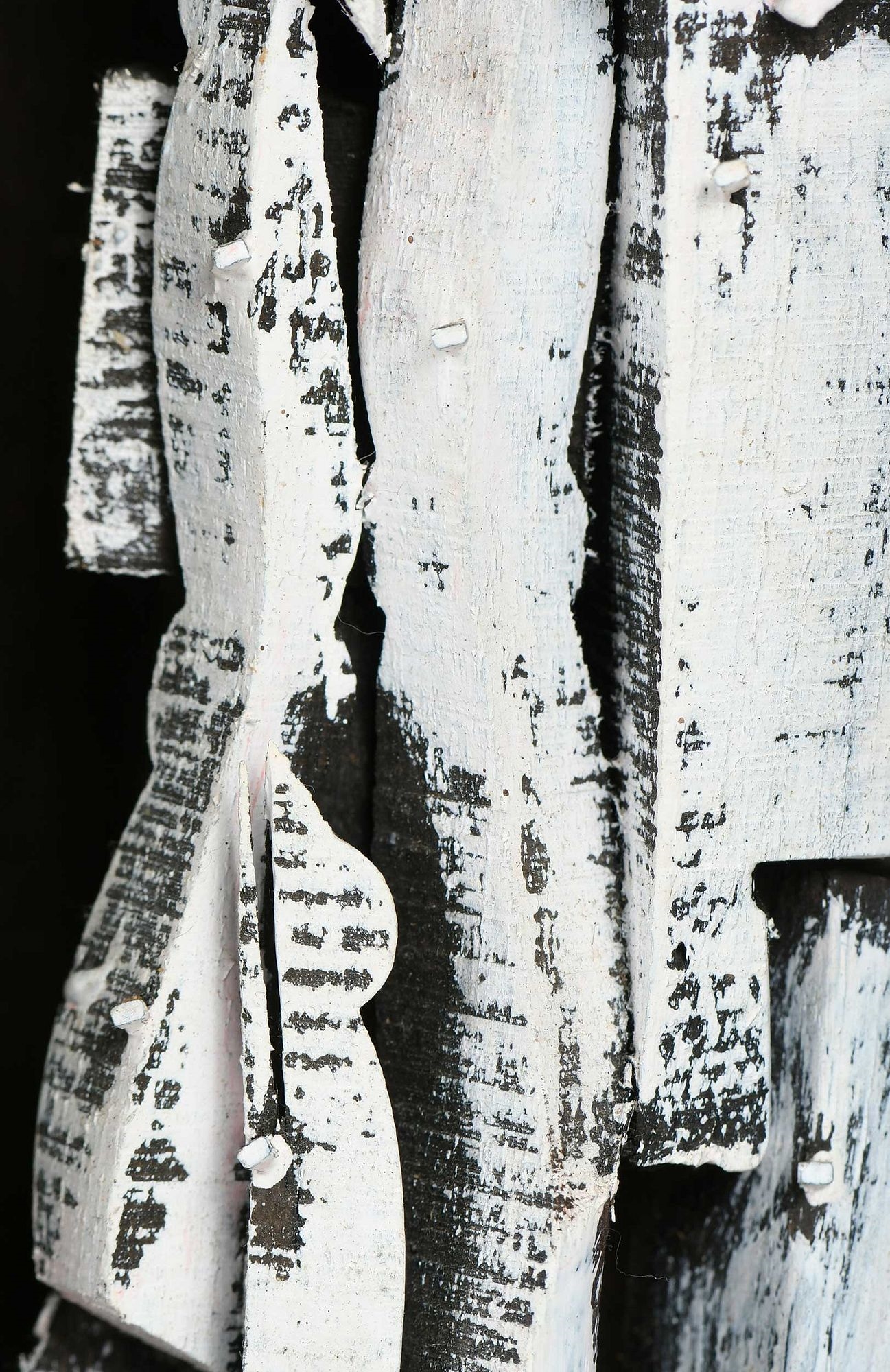 Artwork by Ab the Flagman, Liberty, Made of paint, wood