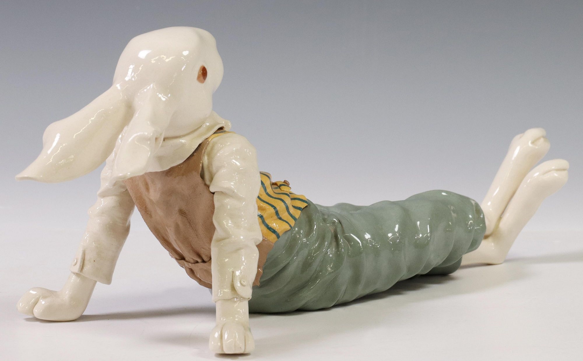 Ken Ward | Figure of a reclining rabbit (20th Century) | MutualArt