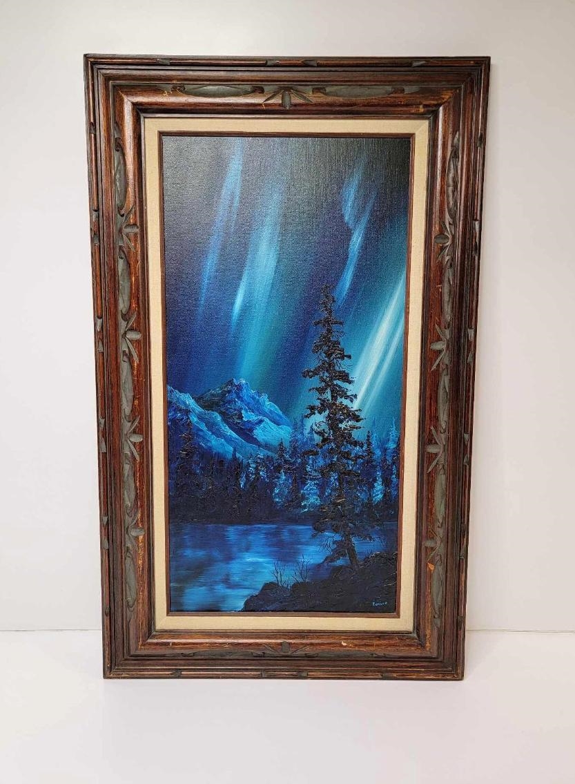 Artwork by Eunuce Caraway, Northern Lights, Made of oil painting