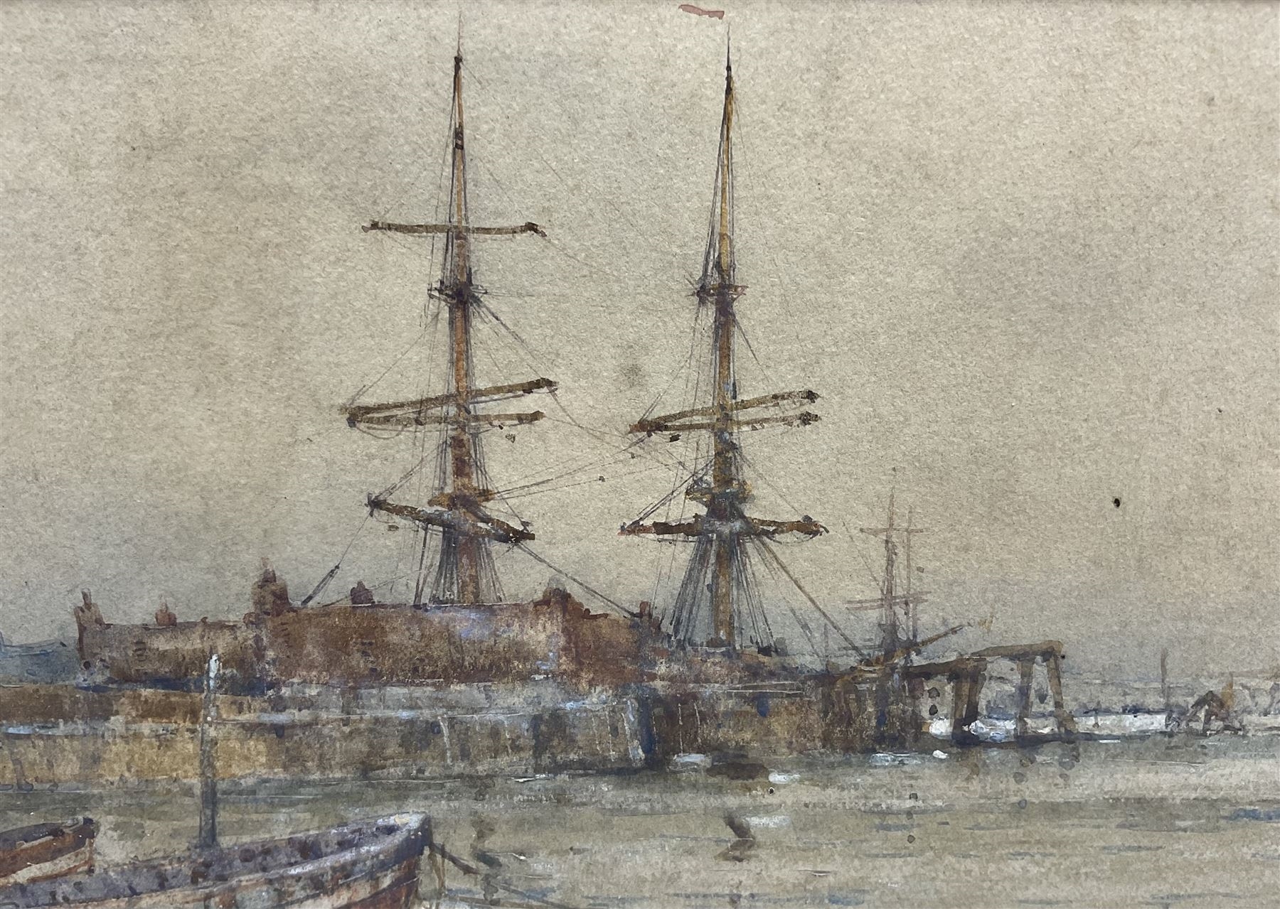 Frederick Dade | Panoramic View of 'Whitby' Harbour | MutualArt