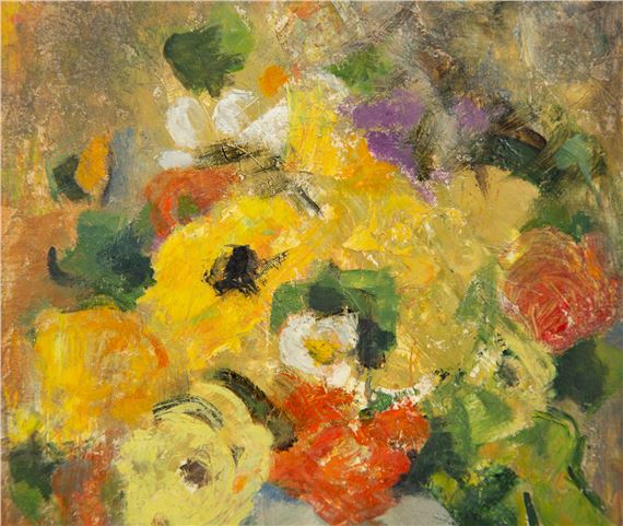 Luc Tullat | Le bouquet jaune | MutualArt