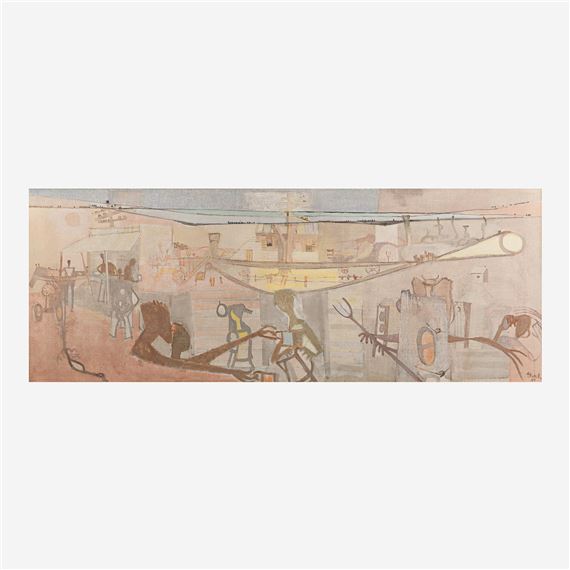 Lee Gatch | Harvesters | MutualArt
