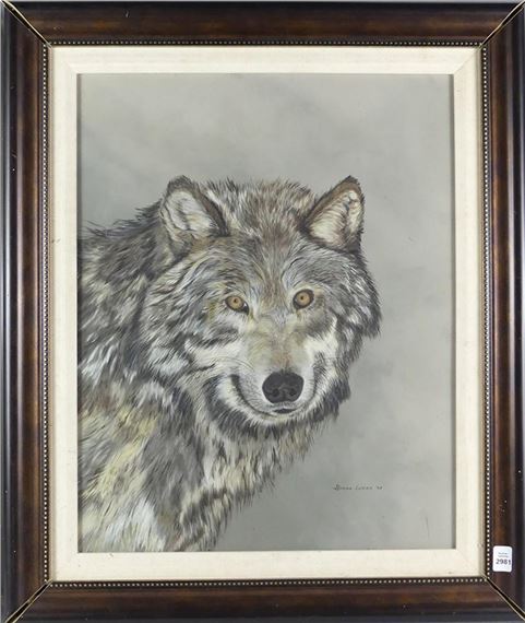 Untitled: Wolf Study - Bonnie Lucas