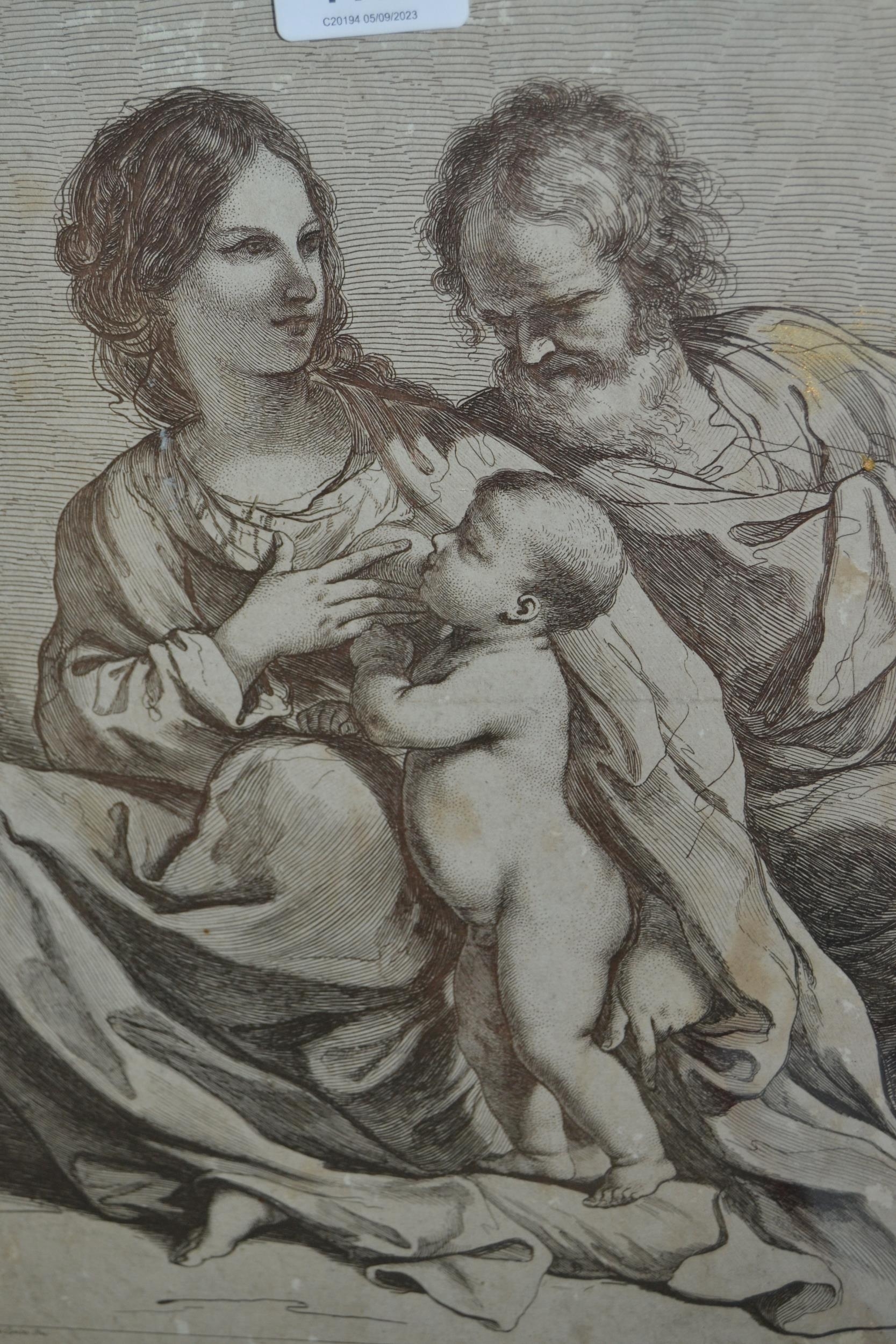 The Holy Family by Francesco Bartolozzi