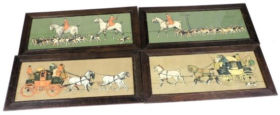 A pair of hunting prints by Cecil Aldin