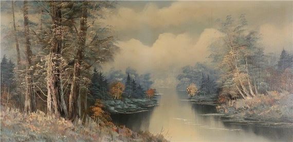 R. Thomas | River Landscape | MutualArt