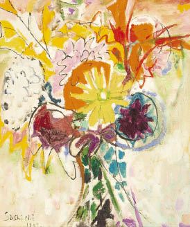 Flowers by Soshichi Takama, 1957