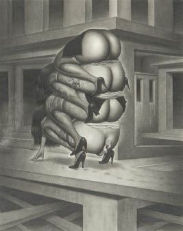 Various dessins (a set of 3) by Yoshifumi Hayashi, 1986-1991