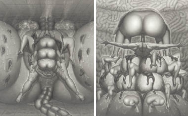 Artwork by Yoshifumi Hayashi, Various dessins (a set of 2), Made of pencil on paper (2)