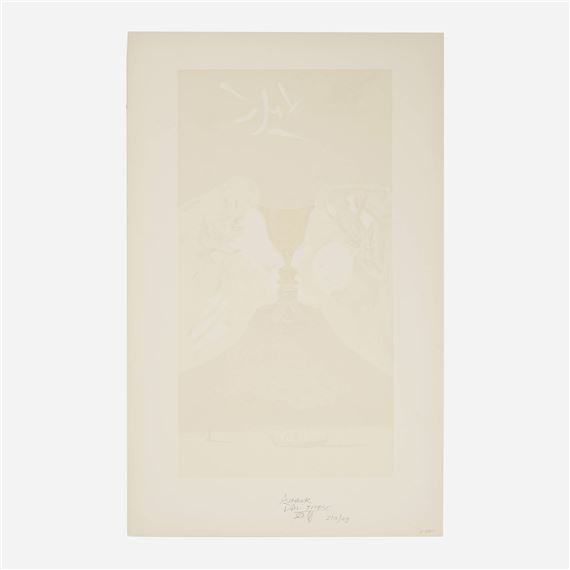 Salvador Dalí | Ace of Cups (from the Lyle Stuart Tarot Prints suite ...
