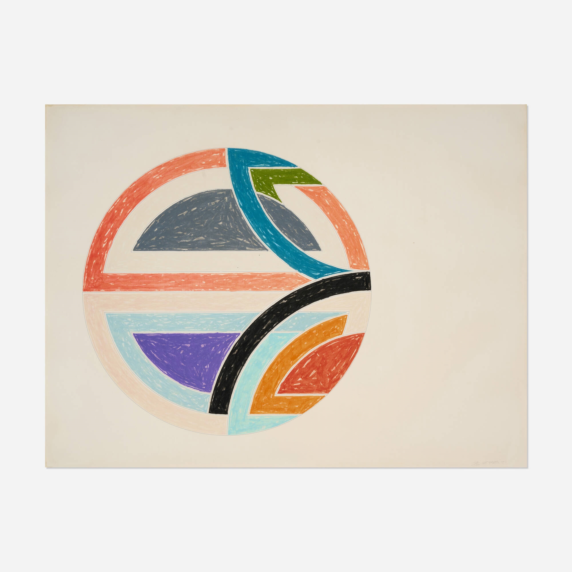 Sinjerli Variation Ia by Frank Stella, 1977