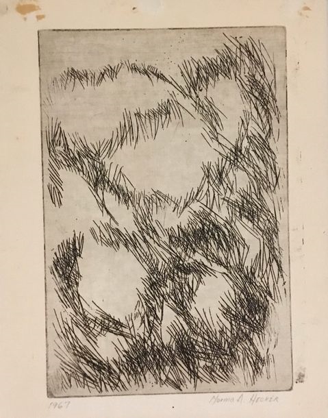 A. Hecker | HECKER A Gravure signée en bas à droite... - Lot 470 ...