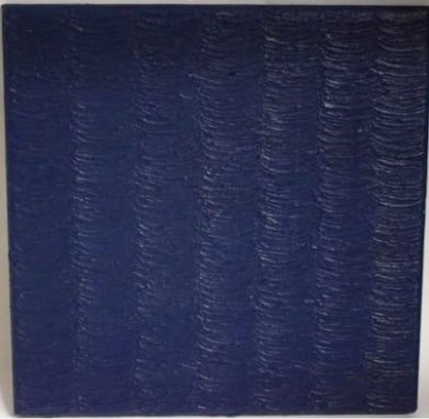Artwork by Kenneth Dingwall, Eonbrugh bleu, Made of oil on canvas
