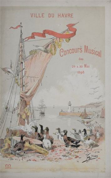 City of Le Havre: Musical Competition May 29 & 30 by Charles Jouas, 1898
