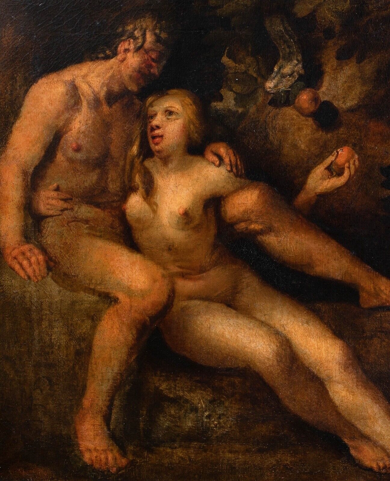 Flemish School 17th Century | ADAM & EVE IN THE GARDEN OF EDEN | MutualArt