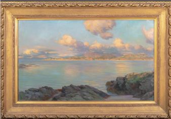 VIEW OF ROTHESAY BAY ISLE OF BUTE - Frank Drummond Allison