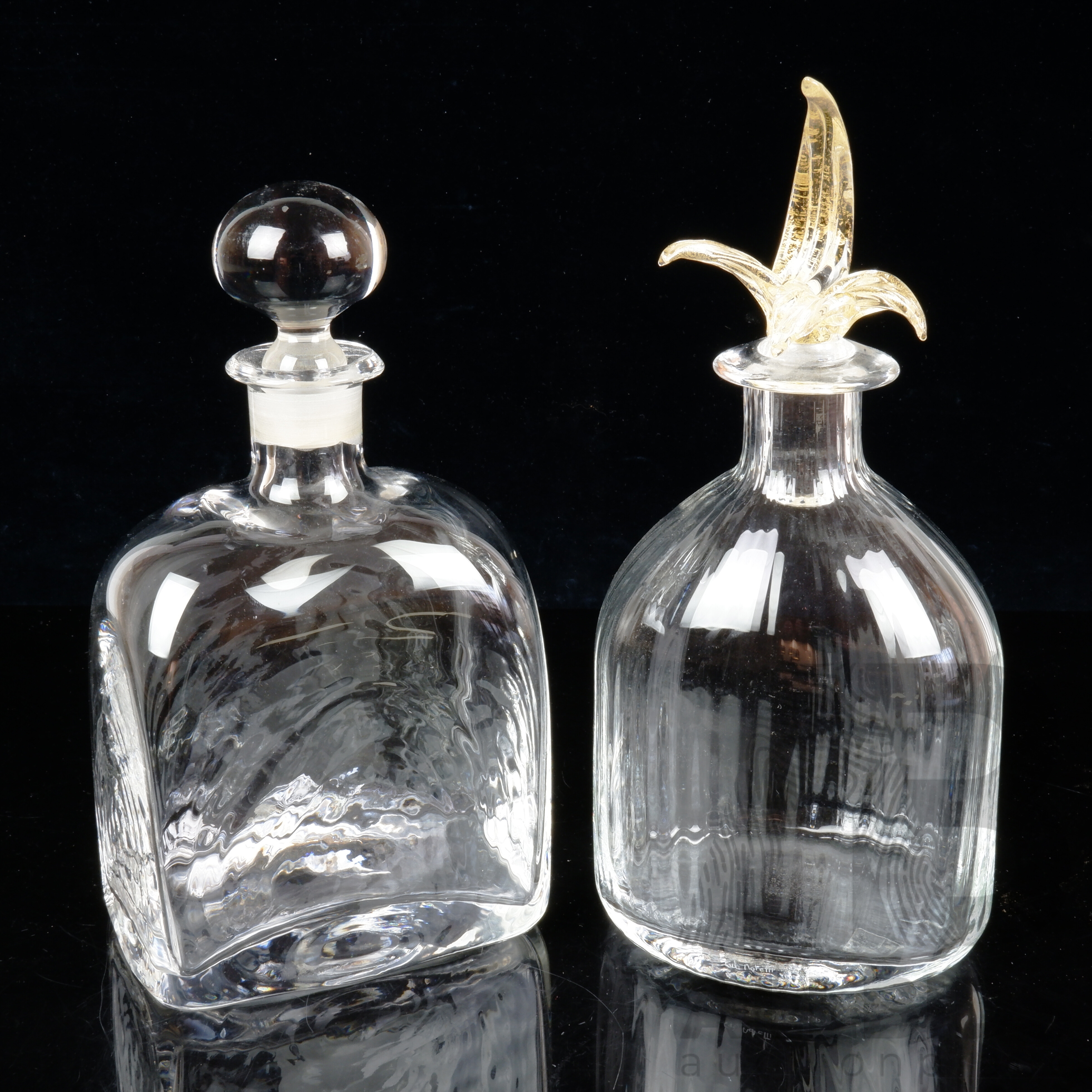 Murano | Vetri Murano Studio Glass Decanter with Original Label | MutualArt