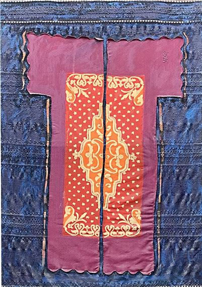 A roupa by Leda Catunda, 1988