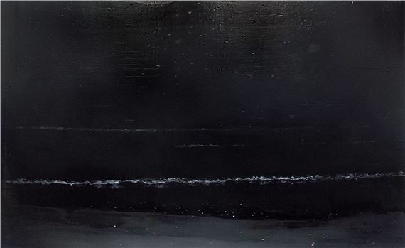 Beira do mar com conchinhas à noite (Beira do Mar II) by Rodrigo Andrade, outubro 2010