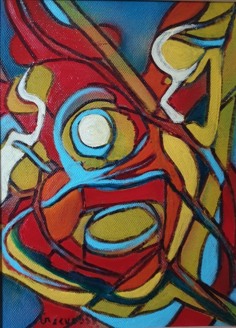 Artwork by Pasquale Viscuso, Angela, Made of Mixed technique