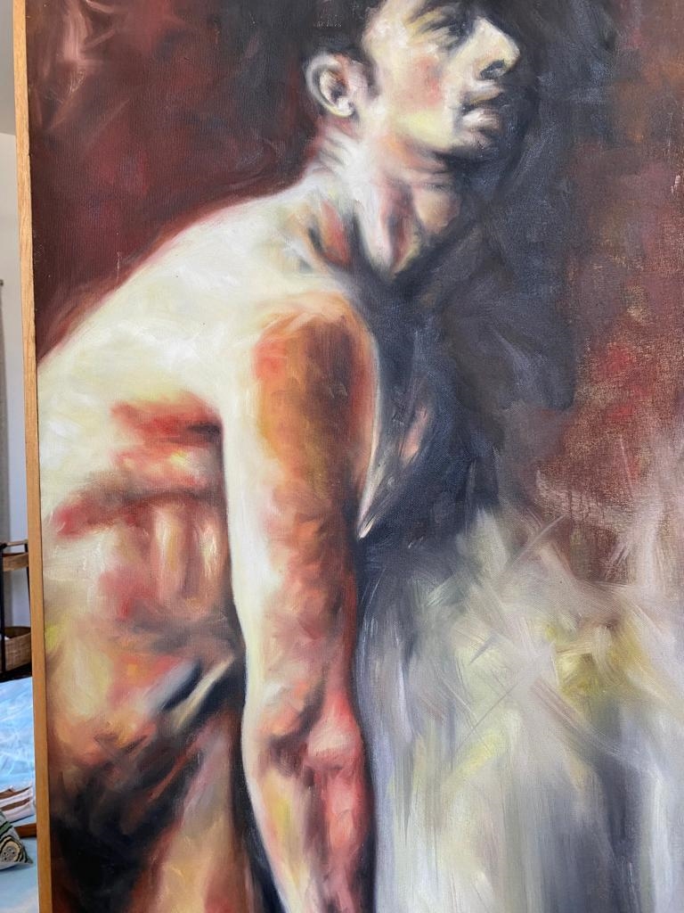 Artwork by Carola Giovanna Balma, …dal buio, Made of Oil on canvas