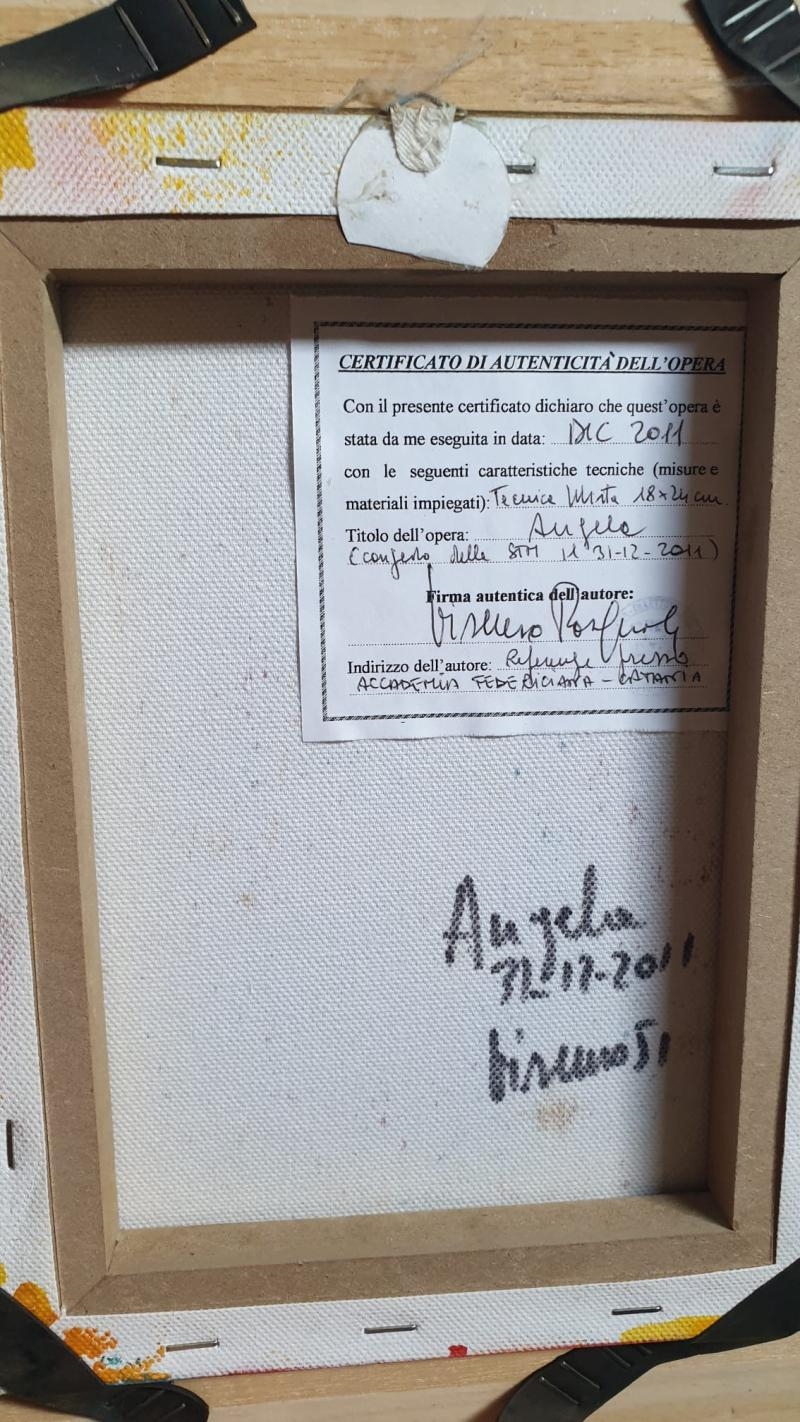 Artwork by Pasquale Viscuso, Angela, Made of Mixed technique