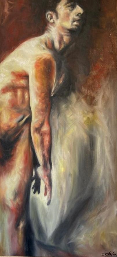 Artwork by Carola Giovanna Balma, …dal buio, Made of Oil on canvas