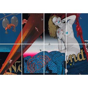 Blue Wonderland by Tadanori Yokoo, 1973