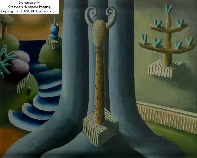 Robin Mason | Still Life with Goat Mask and Aubergines at the Coast ...