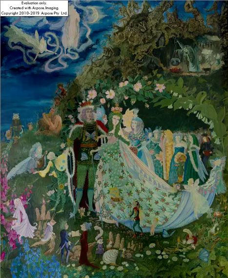 How Beautiful They Are, the Lordly Ones who Dwell in the Hollow Hill, 1977 by Daphne Day, 1977
