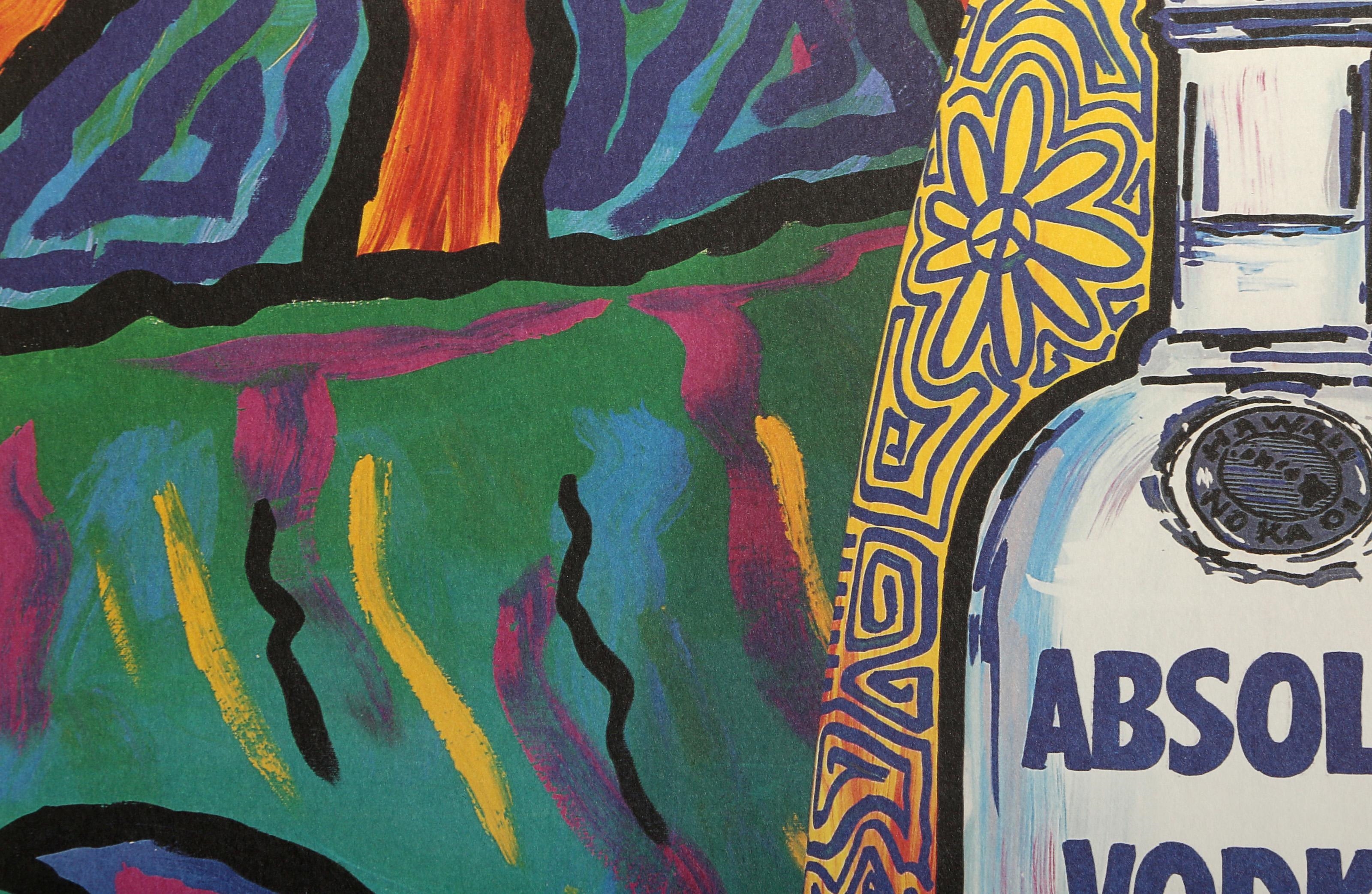 Artwork by Eduardo Bolioli, ABSOLUT STATEHOOD: HAWAII, Made of LITHOGRAPH ON PAPER