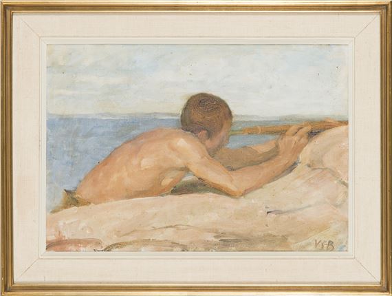 Boy on lookout by Venny Soldan-Brofeldt