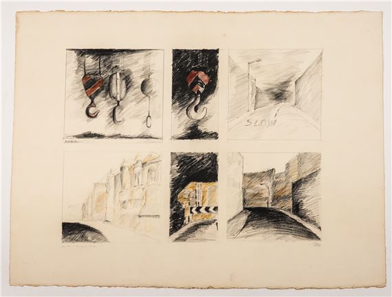 Gerd Winner | Slow, six sketches on one sheet | MutualArt