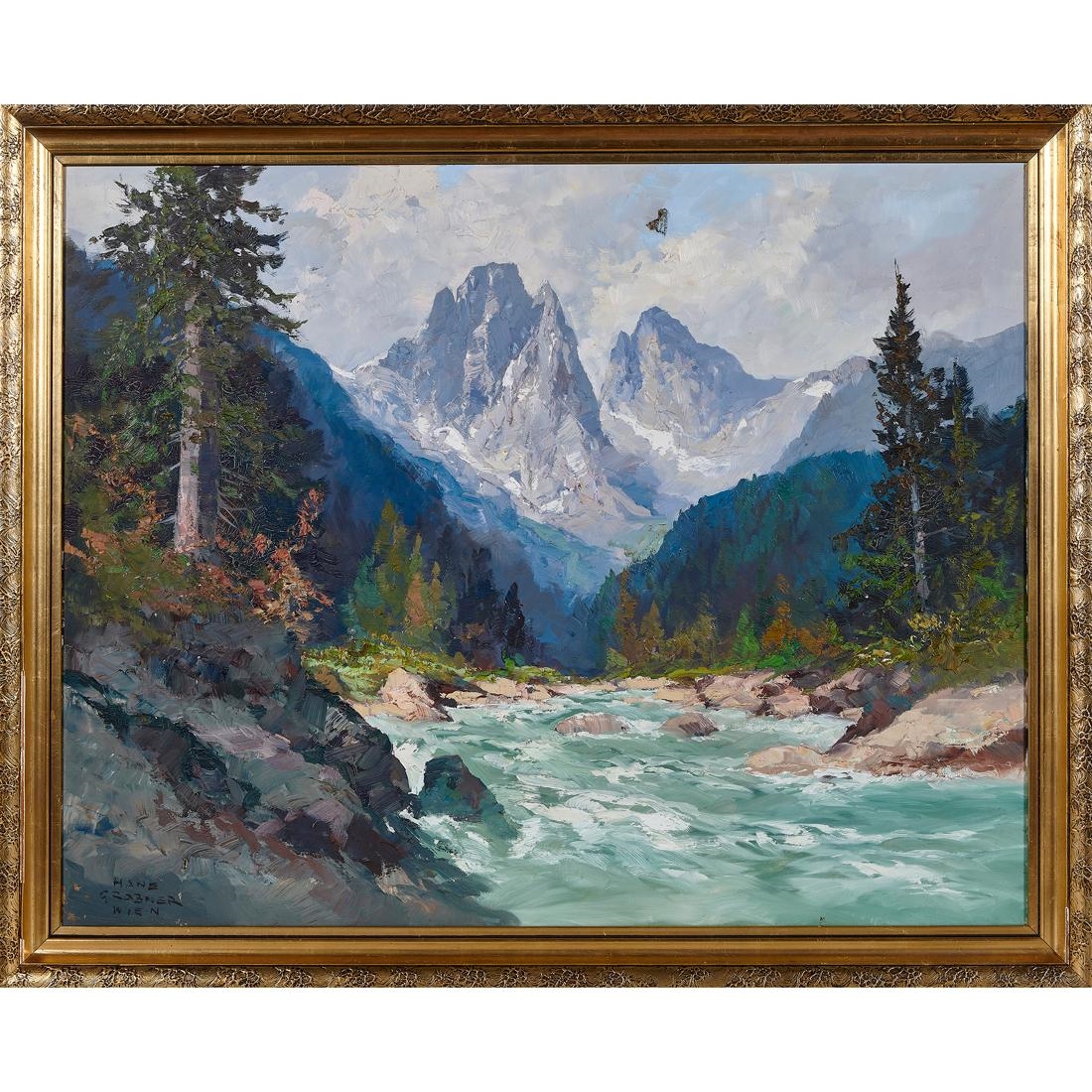 Artwork by Hans Grabner, Reichenstein, Made of oil on canvas