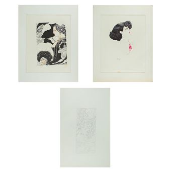 Brunette and two Untitled - Barry Thomas