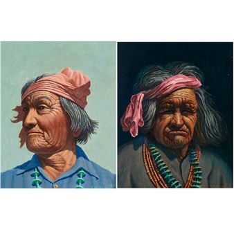 Native American portraits - Frank H. Zuanich