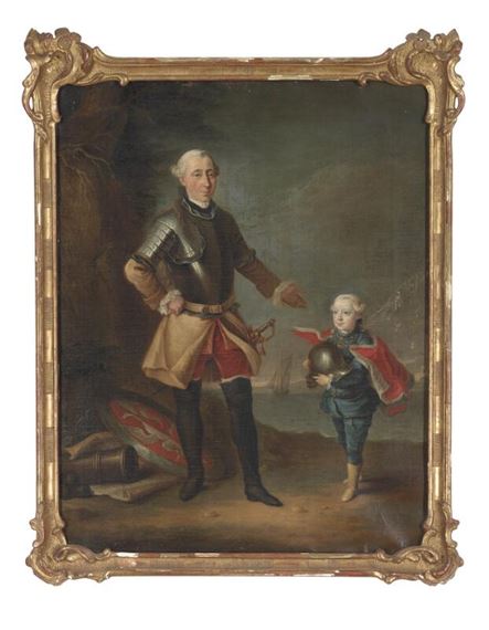Georg Matthias Fuchs | Portrait of Rear Admiral (kontreadmiral) Jacob ...