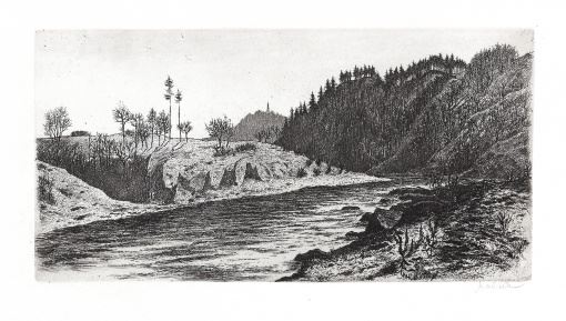 Zátoka, nedatováno by Jindřich Mahelka