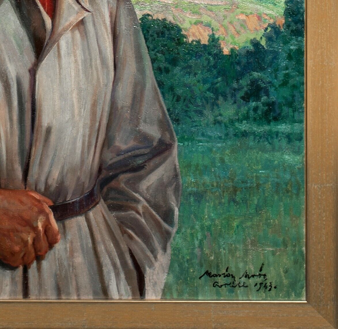 Marion Mroz | PORTRAIT OF A GENTLEMAN OIL PAINTING (20th Century ...